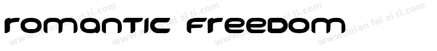 romantic freedom字体转换